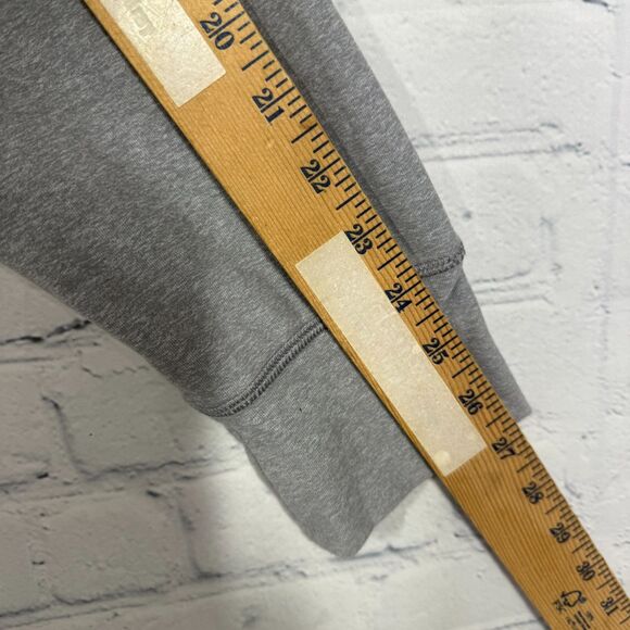 Lululemon Ready to Rulu Crop Sweater Women 12 Gray Pullover Funnel Neck Athletic - Picture 8 of 14